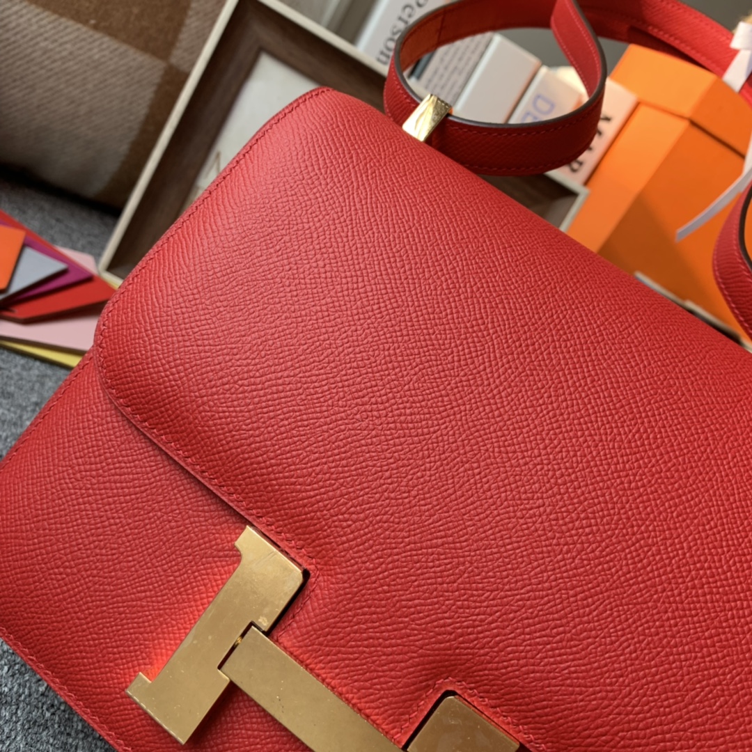 에르메스 콘스탄스24 레드 금장 앱송